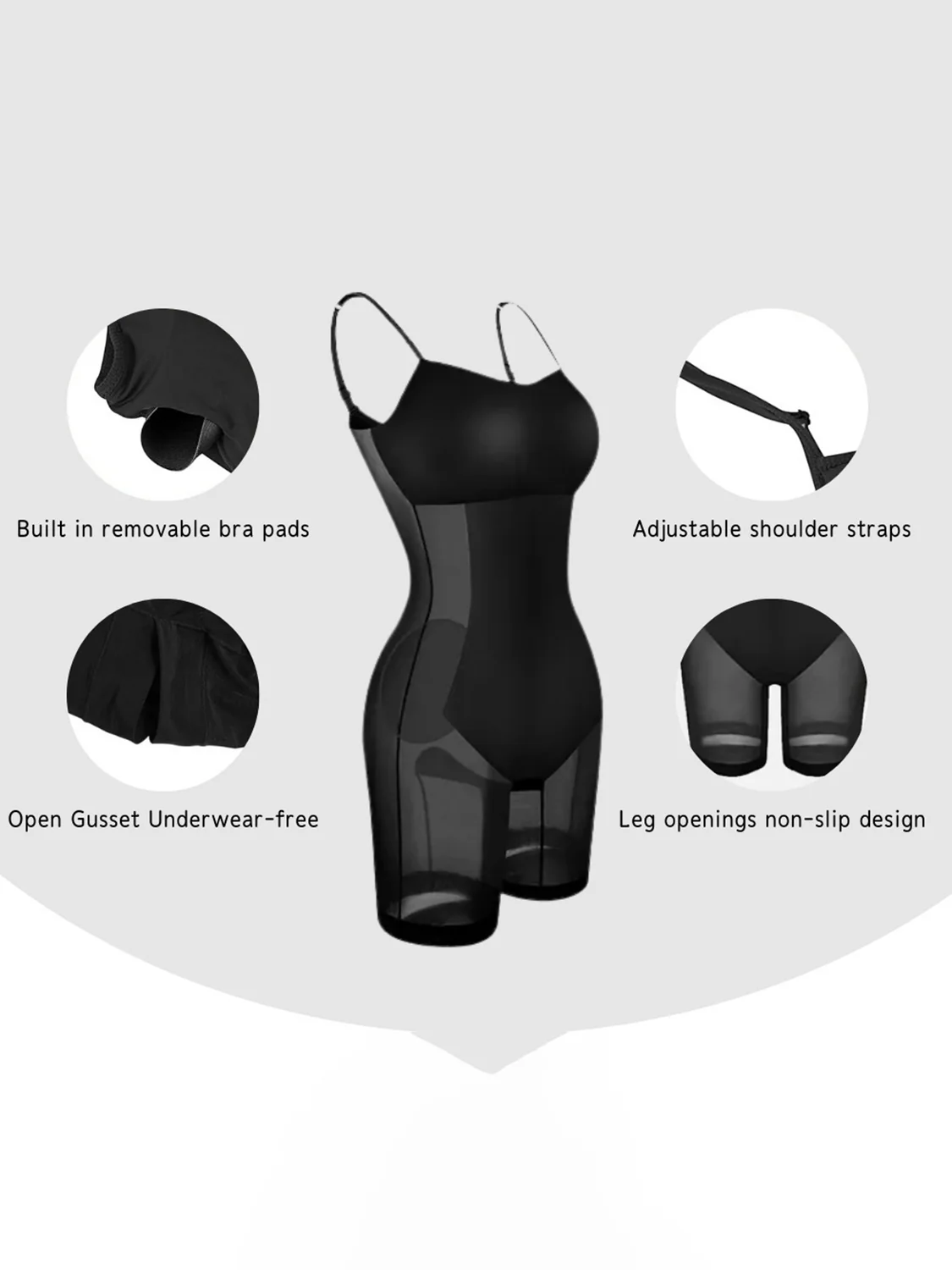 Built-In Shapewear Sleeveless Maxi Dress - Image 6