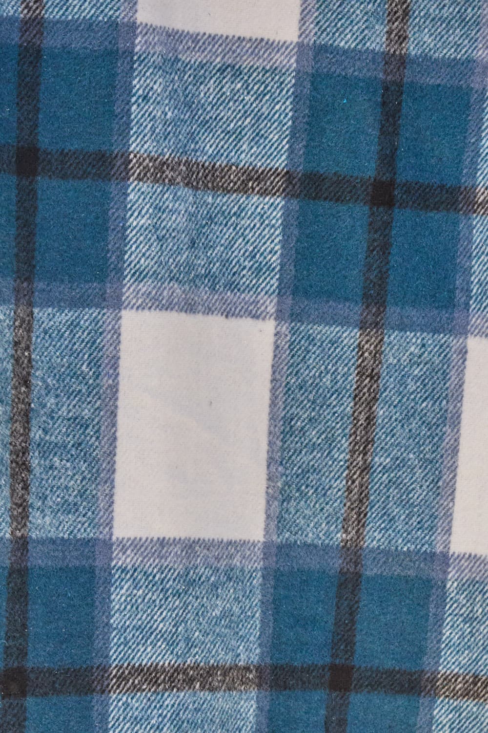 Plaid Button Up Lapel Collar Coat - Image 9