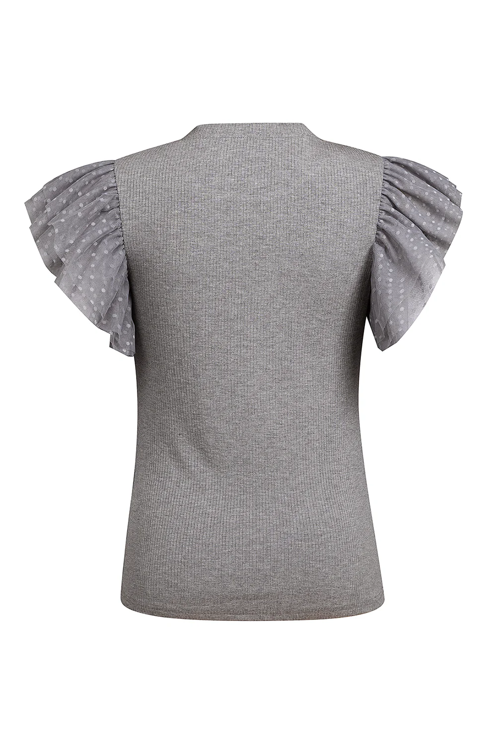 Tulle Sleeve Top - Image 7